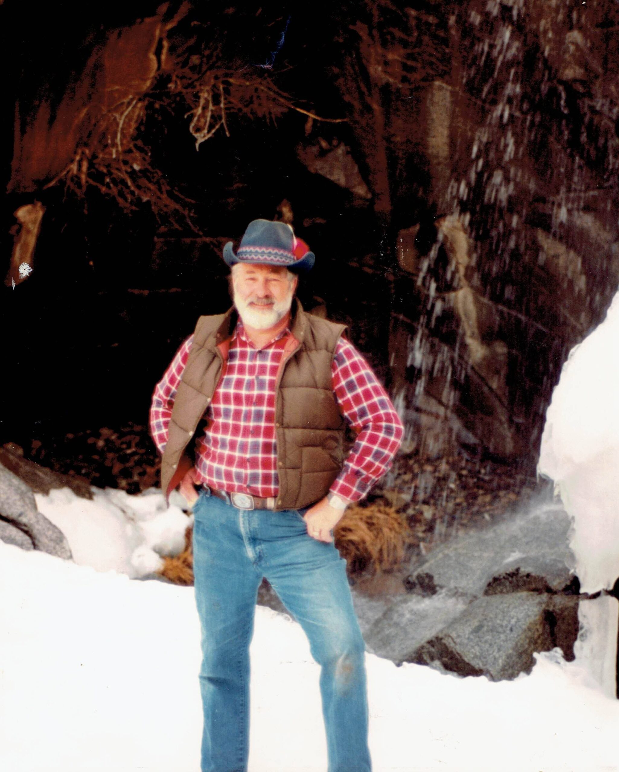 Delbert at Water Fall in AZ
